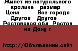 Жилет из натурального кролика,44размер › Цена ­ 500 - Все города Другое » Другое   . Ростовская обл.,Ростов-на-Дону г.